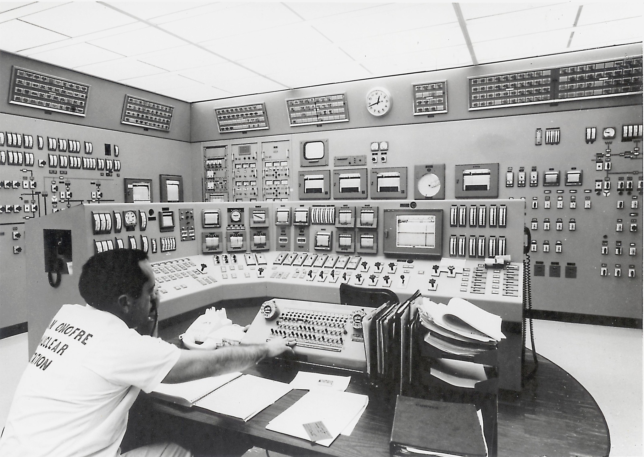 The control room at Neasden power station - 1968