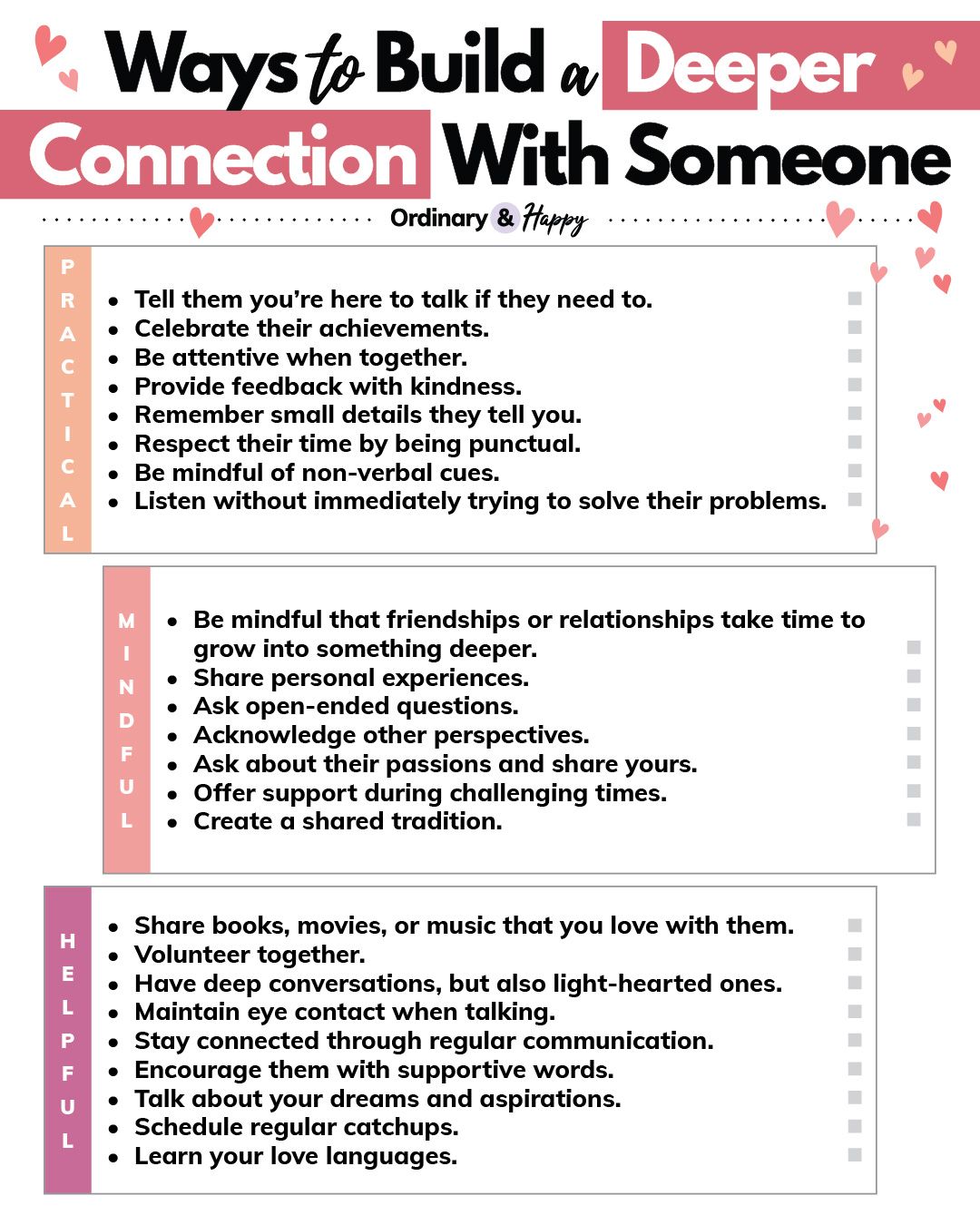 Ordinary - Building a deeper connection with someone takes time, and it ...