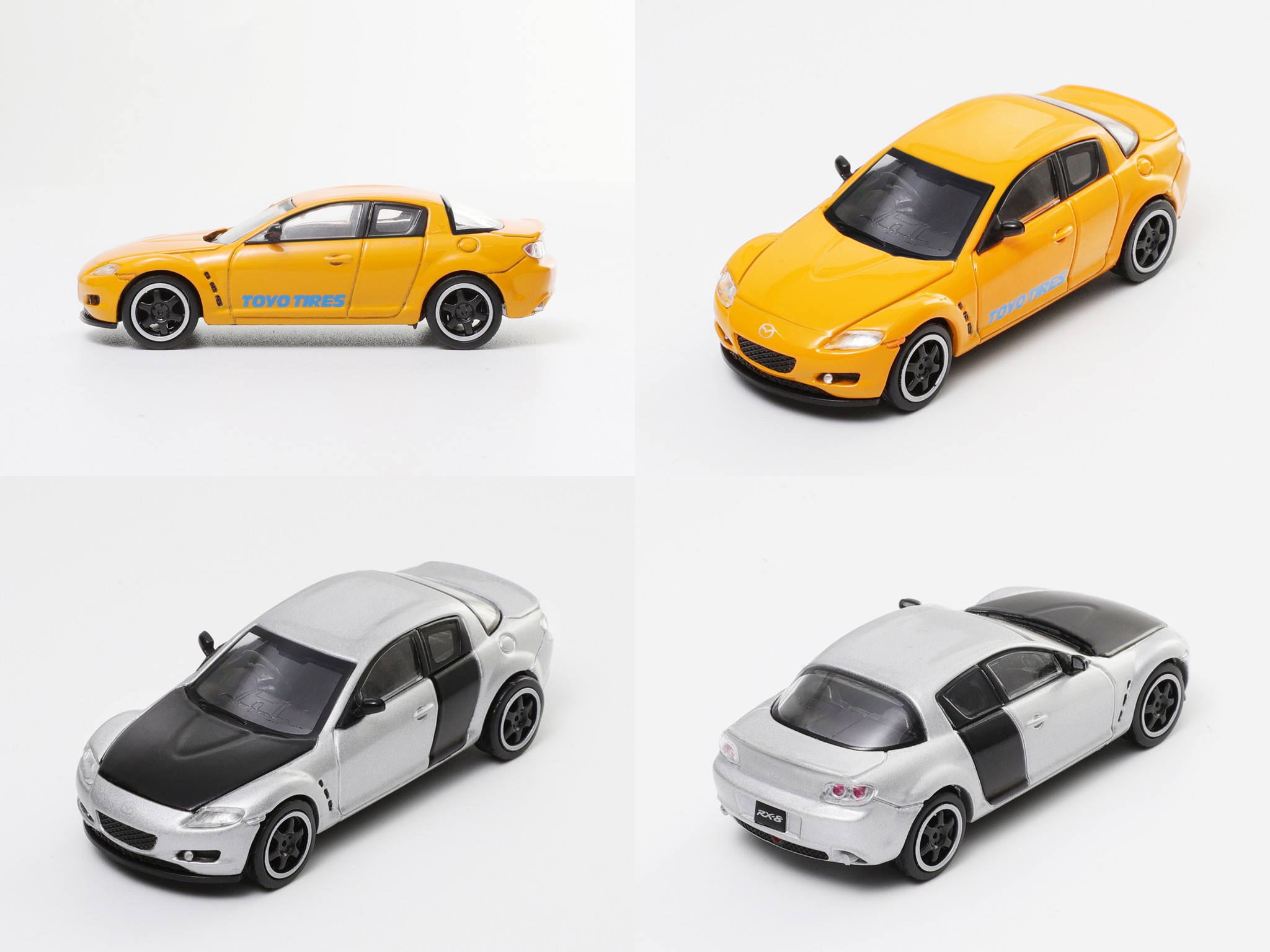 DCT New Preorder】 1:64 Mazda RX-8 2003 New Colors : White / Grey