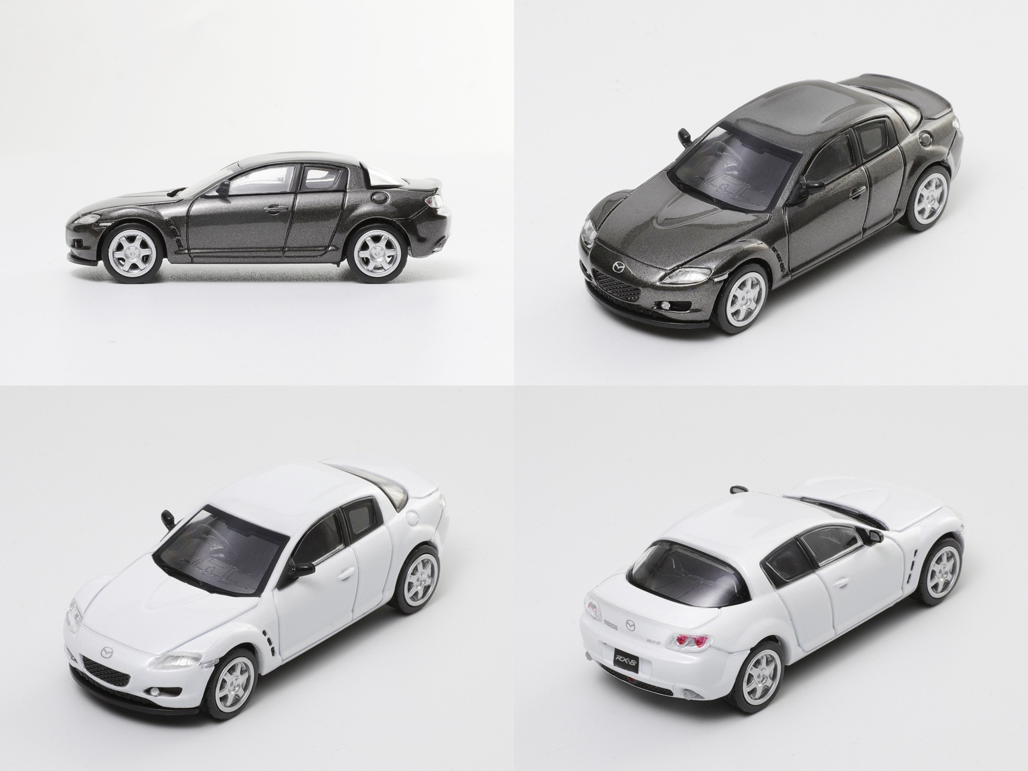 DCT New Preorder】 1:64 Mazda RX-8 2003 New Colors : White / Grey