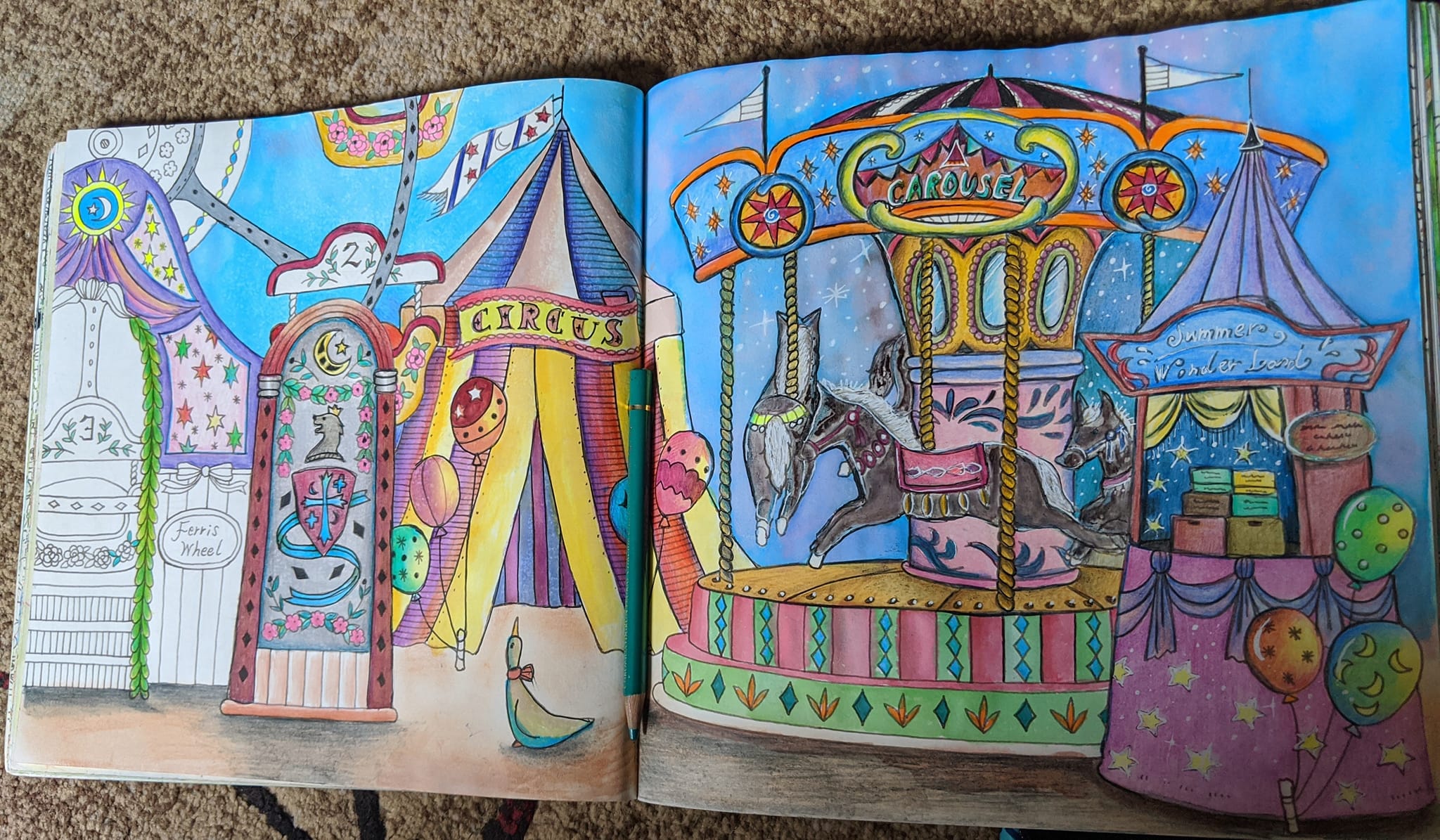 Finding Rare Eriy Romantic Country Coloring Book Third Tale