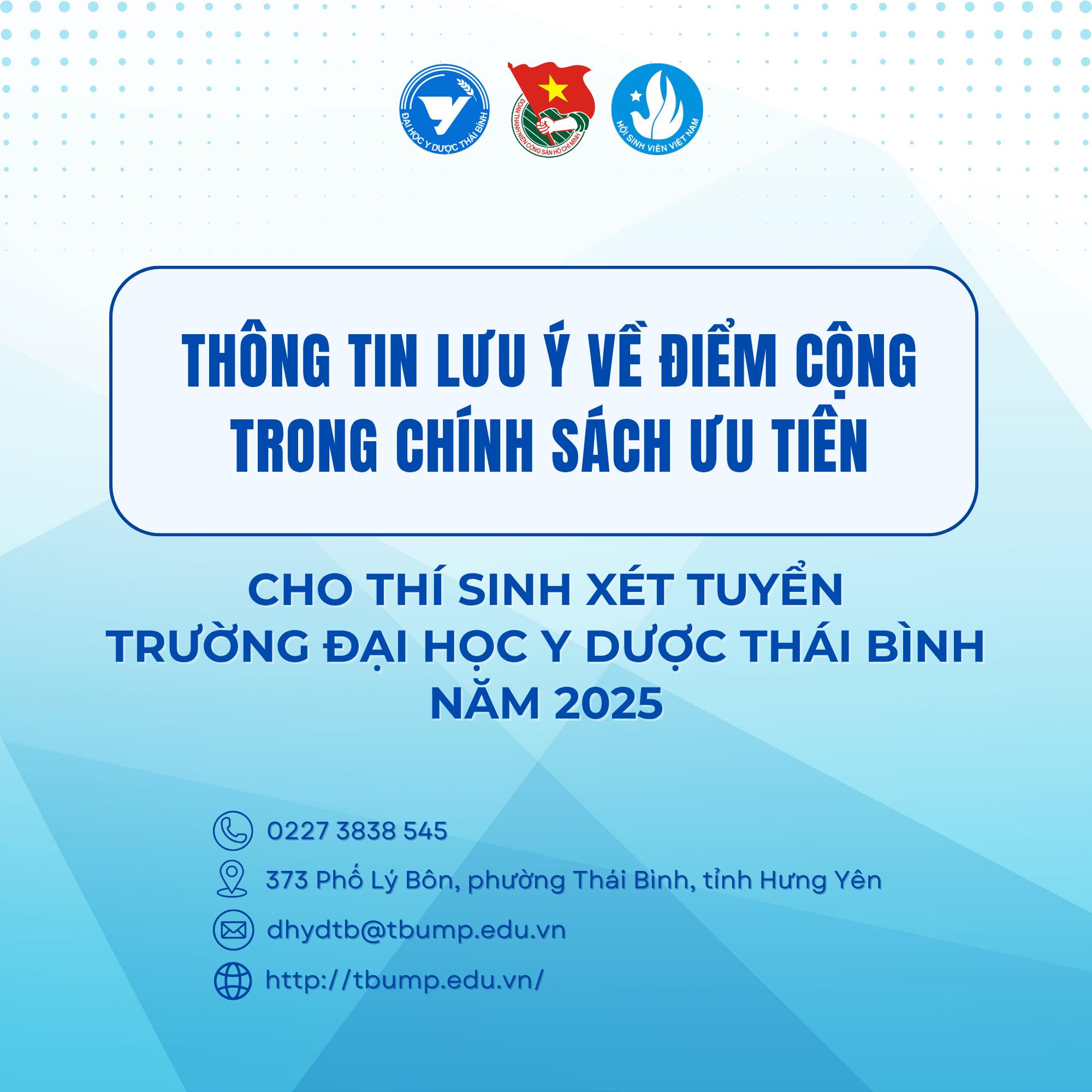 MỘT SỐ THÔNG TIN VỀ ĐIỂM CỘNG CẦN LƯU Ý TRONG THÔNG TIN TUYỂN SINH ...