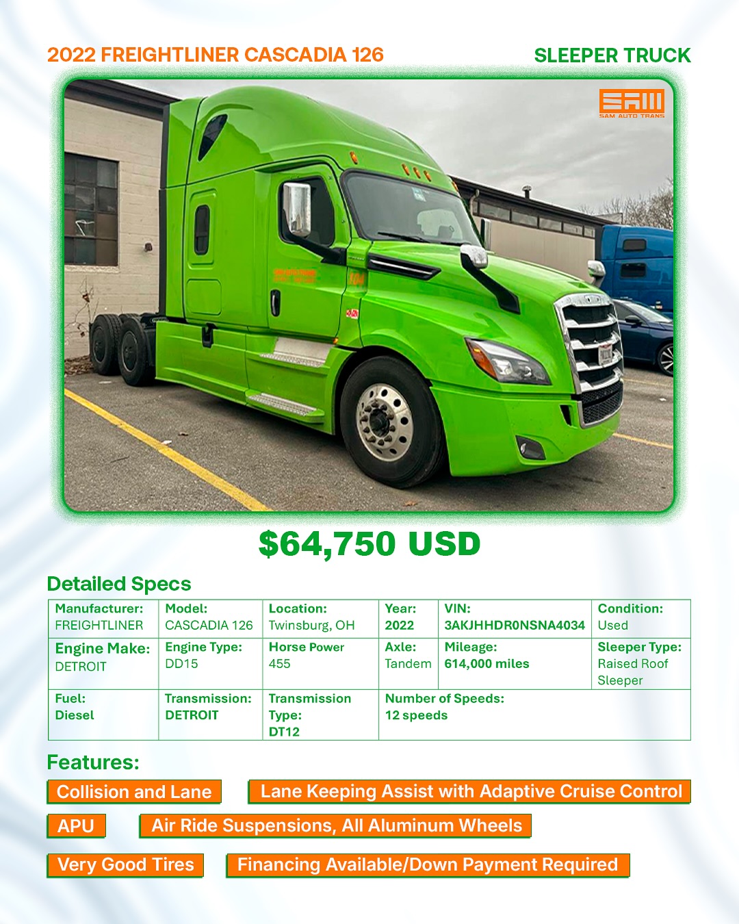 Sam Auto Trans | Twinsburg OH