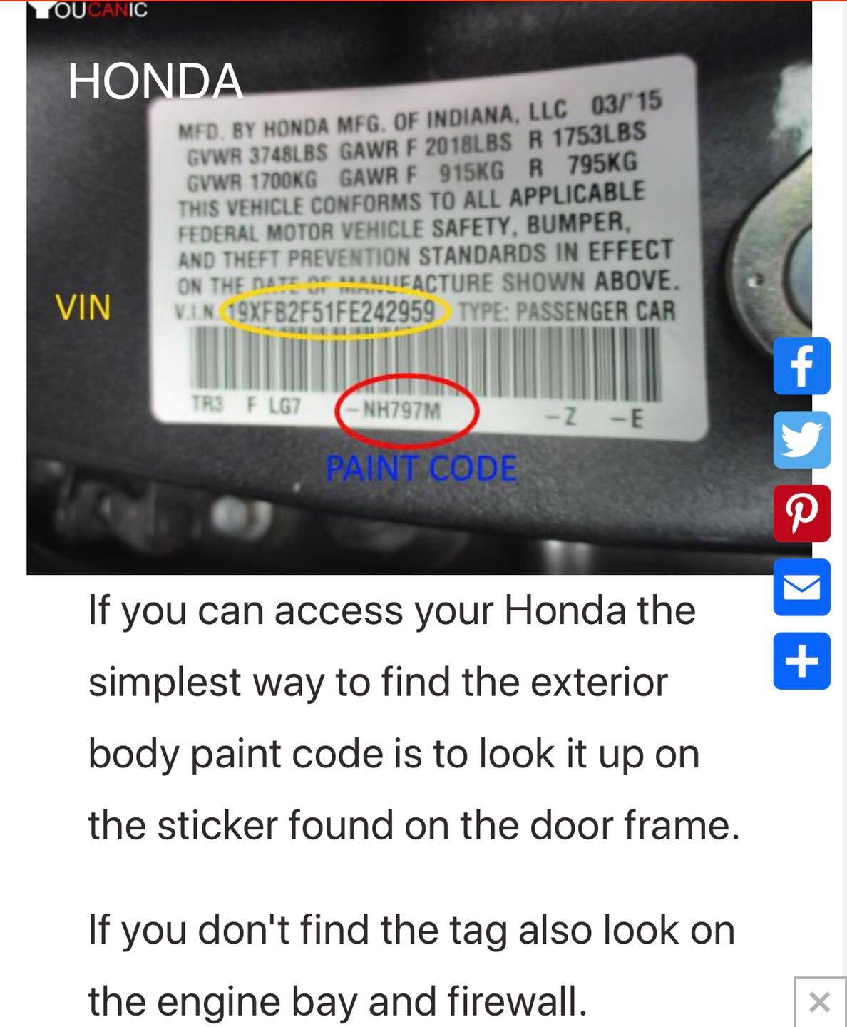 How to get your color/paint codes? We... - Evolve Motors PH