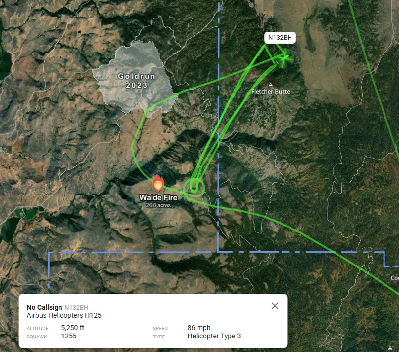 Gem - UPDATE............07/29/2025 1652 The Waide Fire has been ...