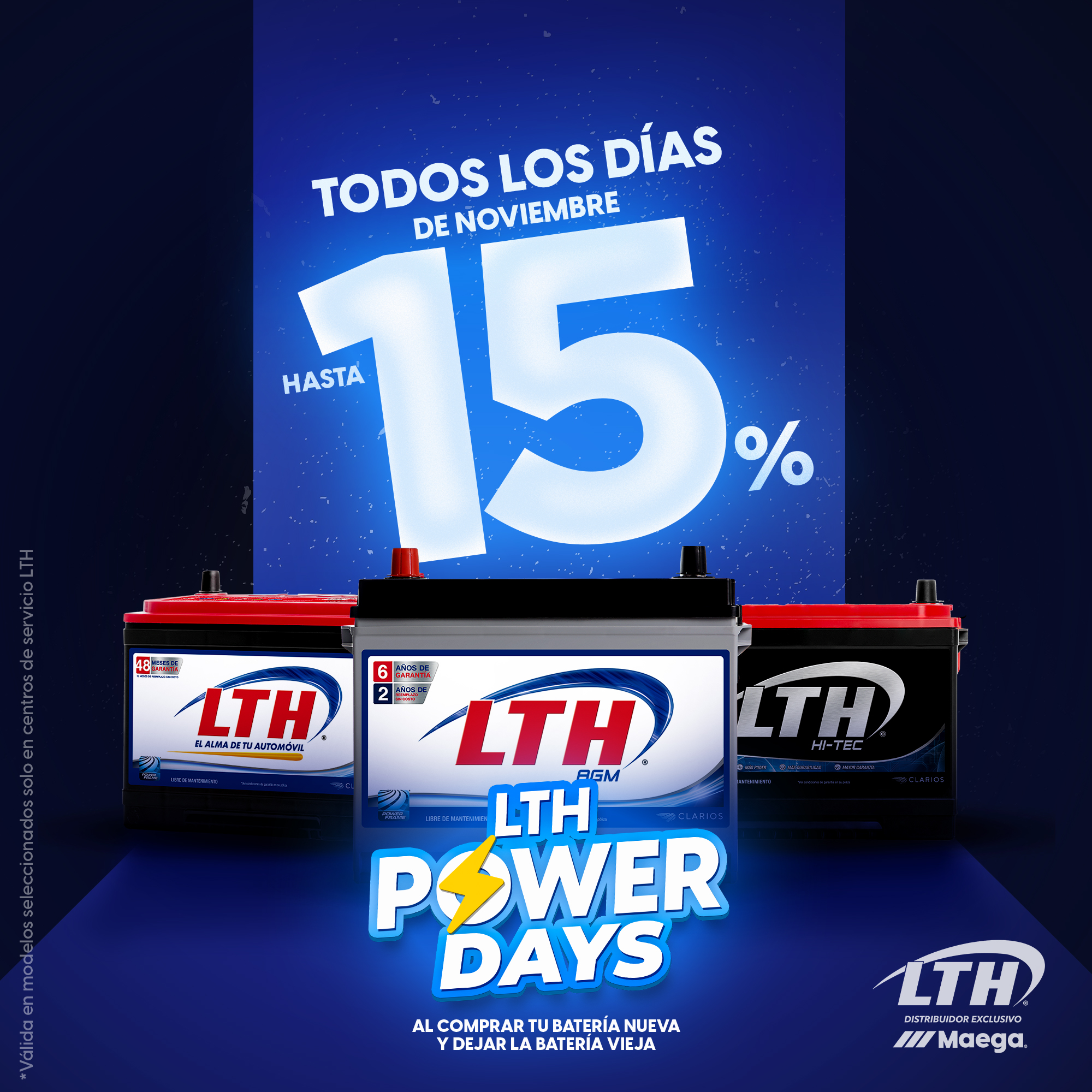 BATERIAS LTH - Noviembre se enciende con los 𝗟𝗧𝗛 𝗣𝗢𝗪𝗘𝗥...