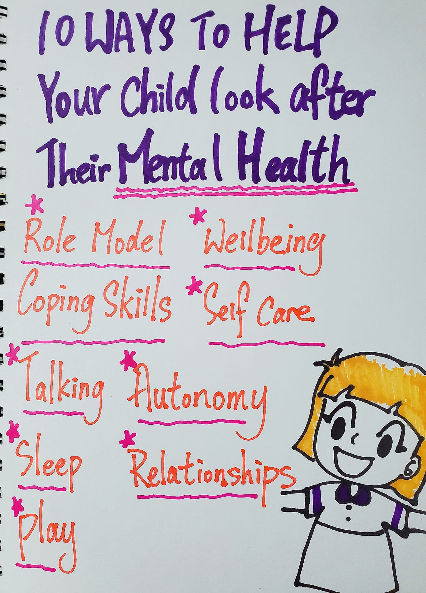 每日英語 - 10 ways to help your child look after their mental... | Facebook