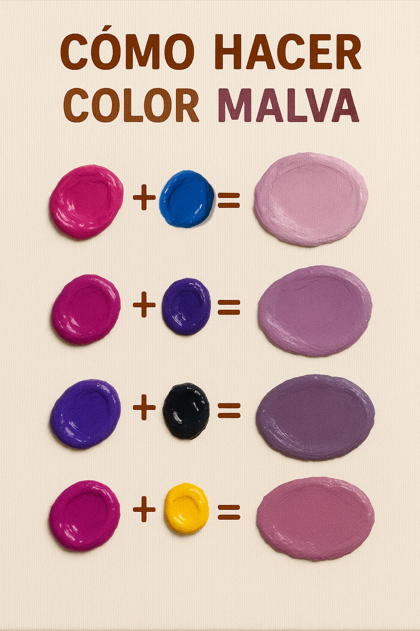 Aprende - Mezclas Malva 🟣🔵 Únete a mis clases de pintura 👇🏻 https://bit ...