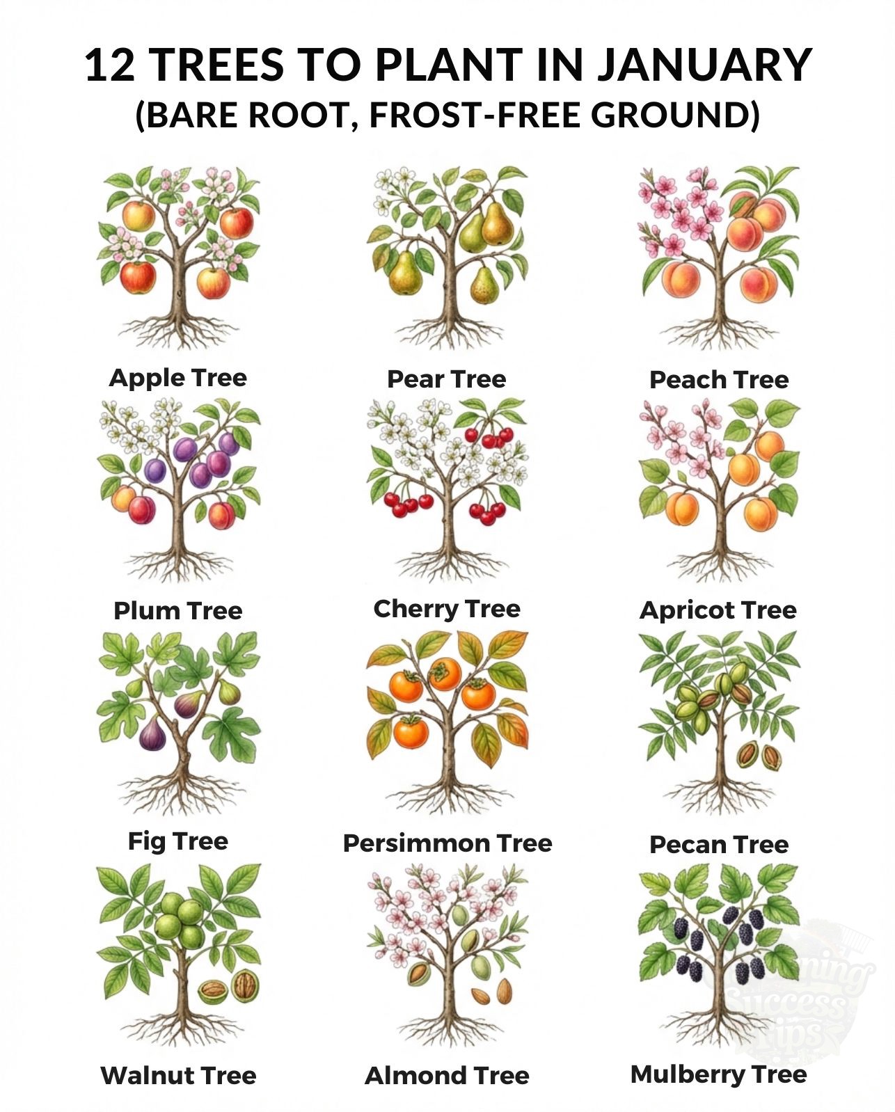 Gardening - January is prime time for planting bare-root fruit trees in ...