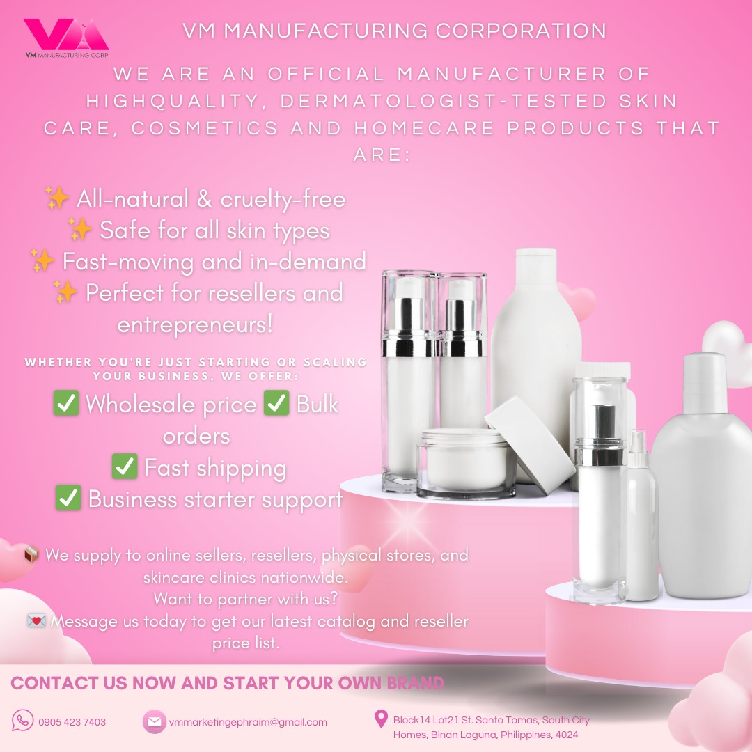 VM - Gawa Namin, Tatak Mo! Kami ang katuwang mo sa paggawa ng cosmetics ...