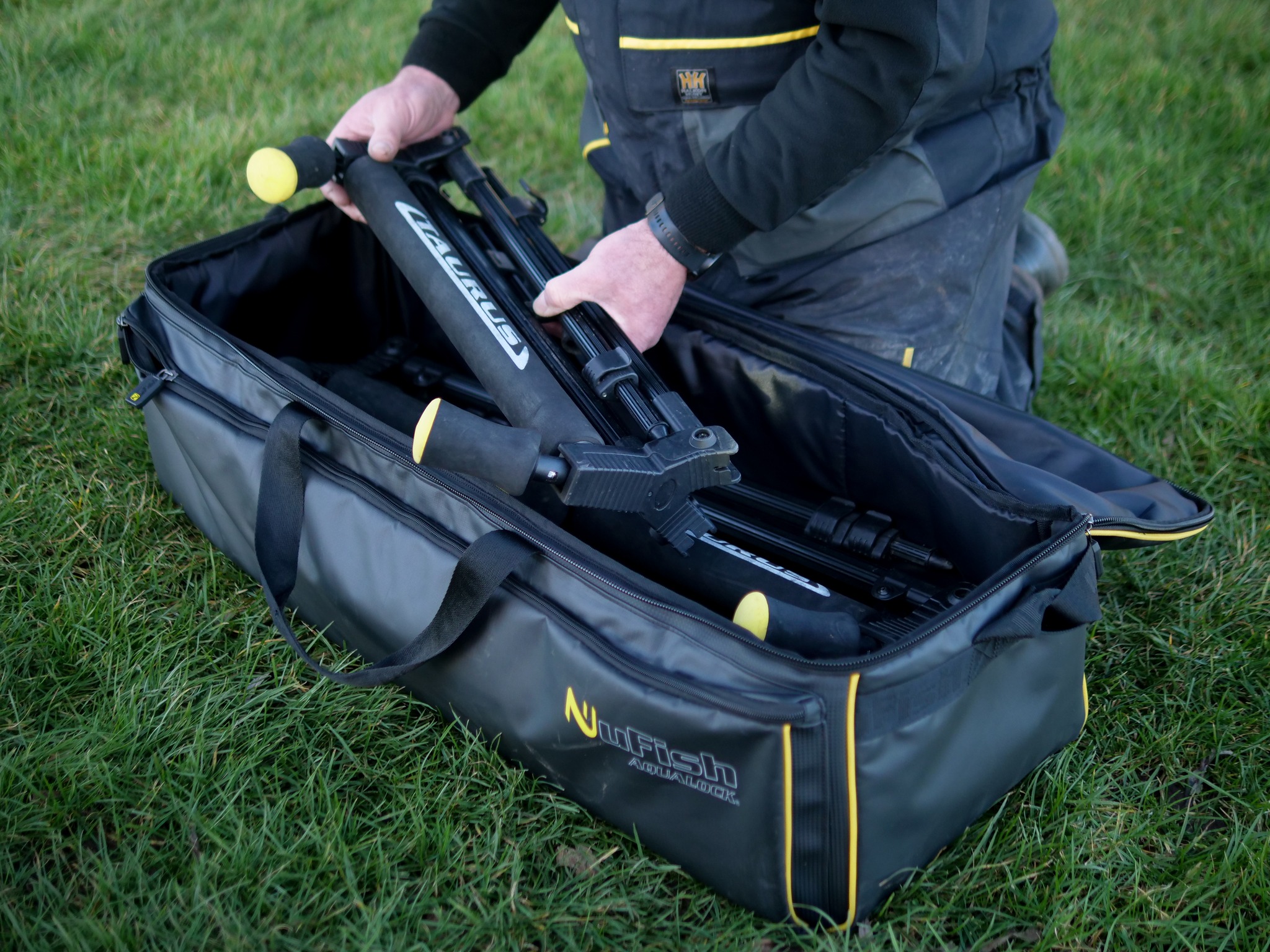 black predator roller tackle bag Warrior Catcher's Wheeled (Black) theft pocket and hidden expansion keep valuables secure and organized Best roller tackle bag with