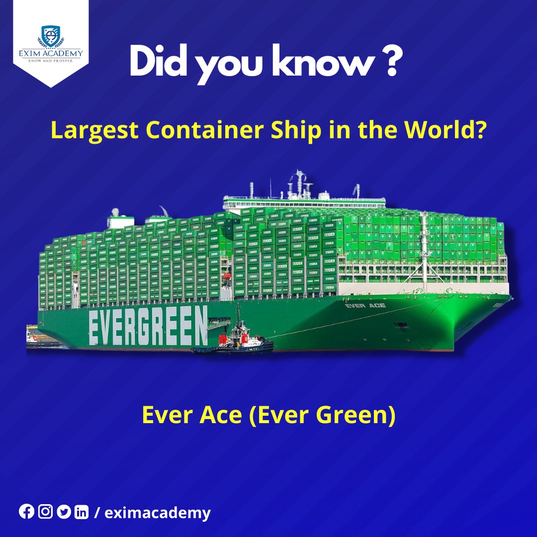 EXIM ACADEMY - Did you know? Largest container ship in... | Facebook
