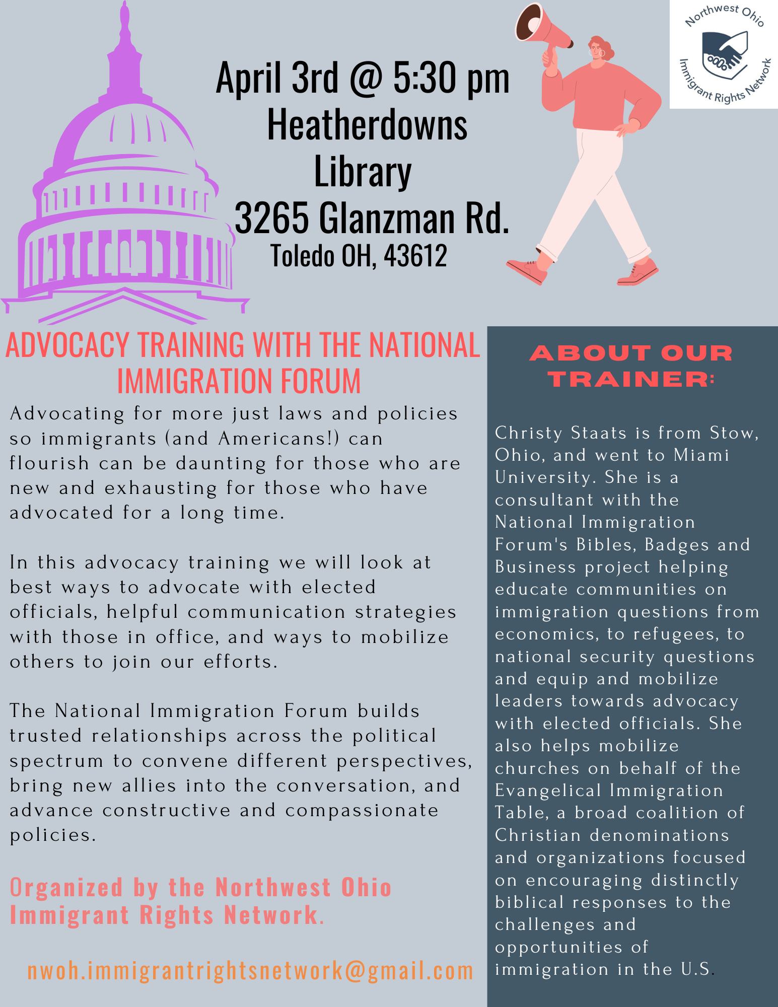NW Ohio Immigrant Rights Network | Bowling Green OH