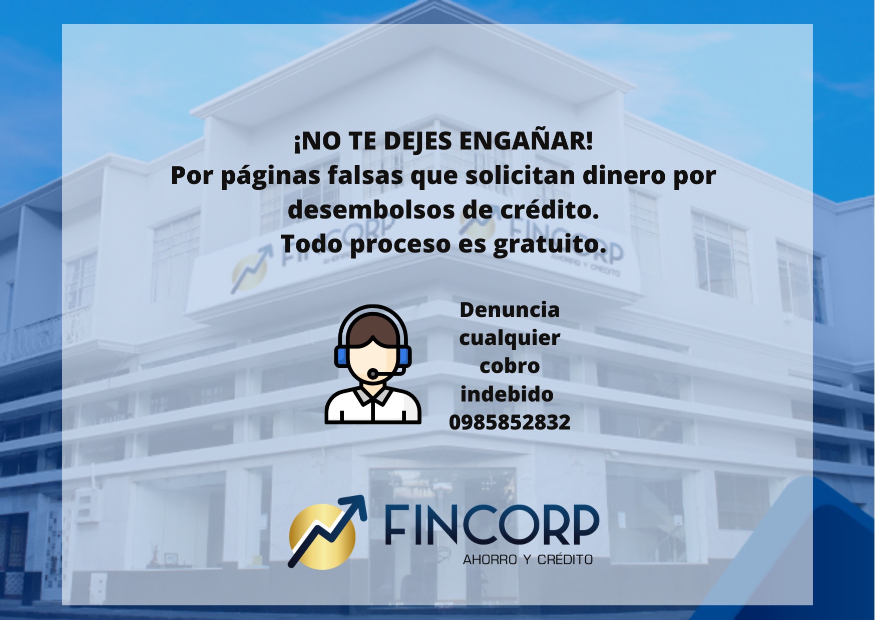 Fincorp - 📢ATENCIÓN SOCIOS/CLIENTES DE Fincorp 📢 Verifica... | Facebook