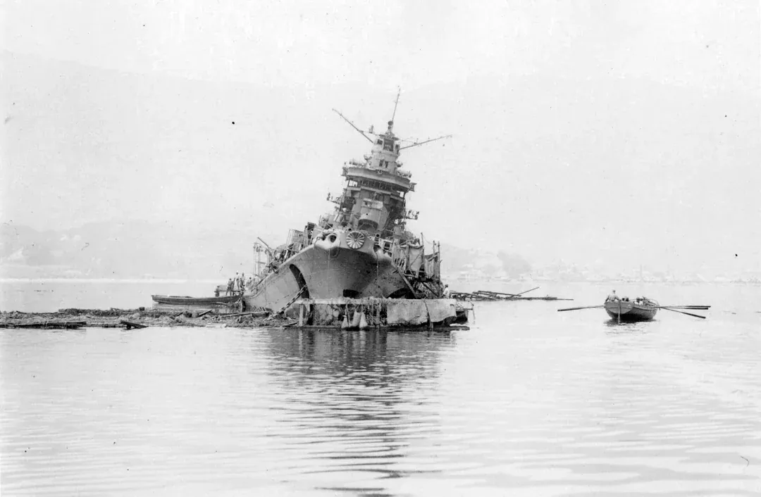 On 29 July 1945, the Imperial Japanese Navy heavy cruiser Tone was