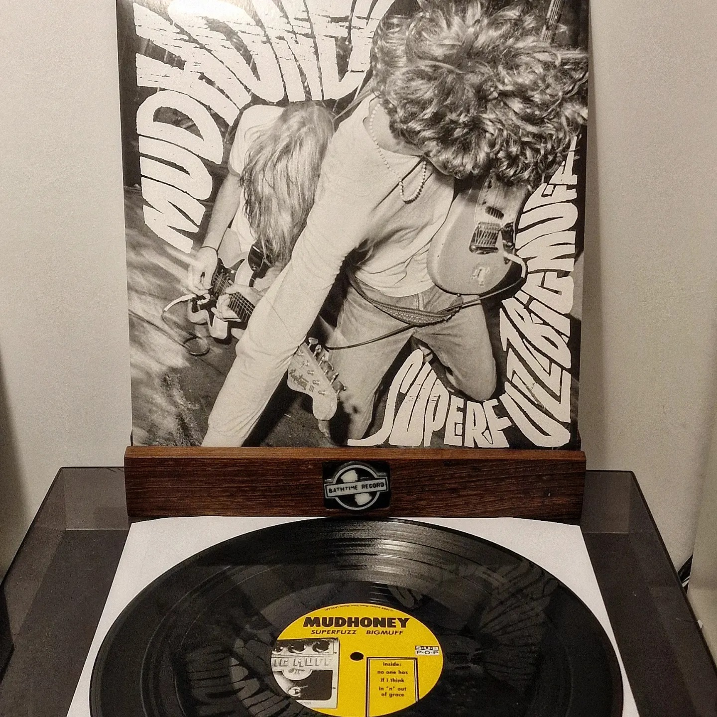 Mudhoney's March to Fuzz album on blue vinyl