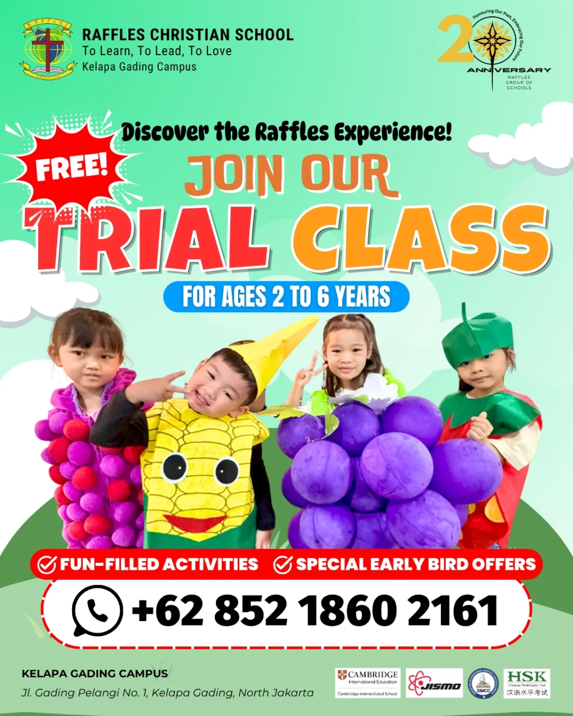 Raffles Christian School Kelapa Gading Campus | North Jakarta
