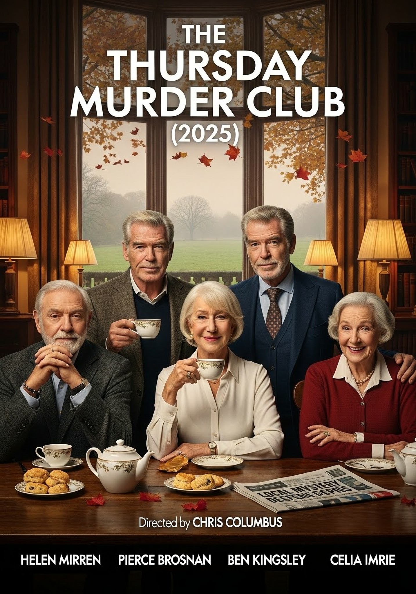 Movie - 🎬 The Thursday Murder Club (2025) – Murder, Wit, and a Touch of ...