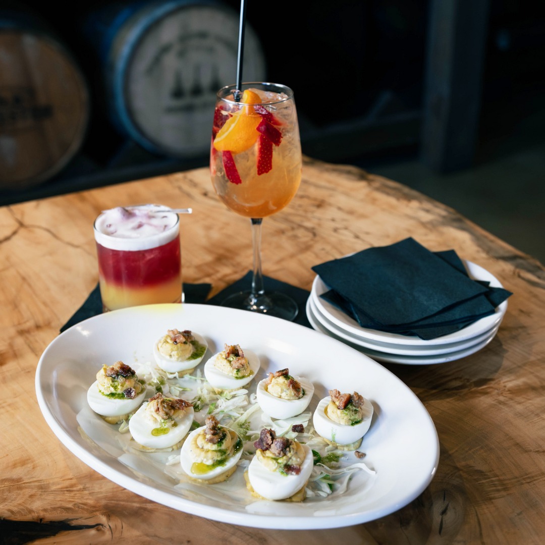 Bourbon - Deviled, but make it Southern gourmet. Our jumbo-stuffed eggs ...