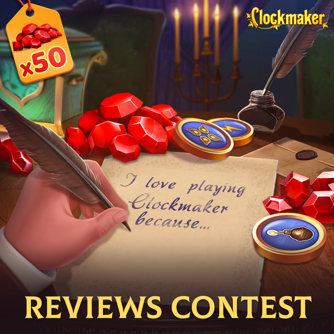 Clockmaker - 🌟 Review & Win Big in Clockmaker... | Facebook