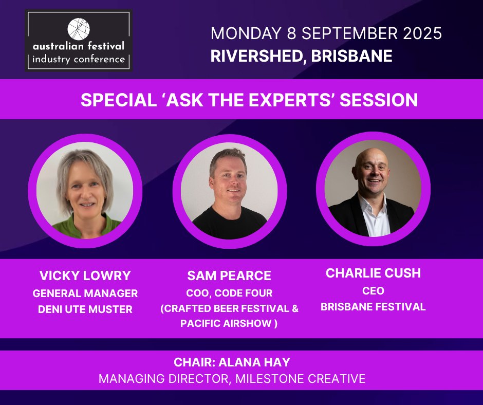 🔊 NEW speaker... - Australian Festival Industry Conference | Facebook