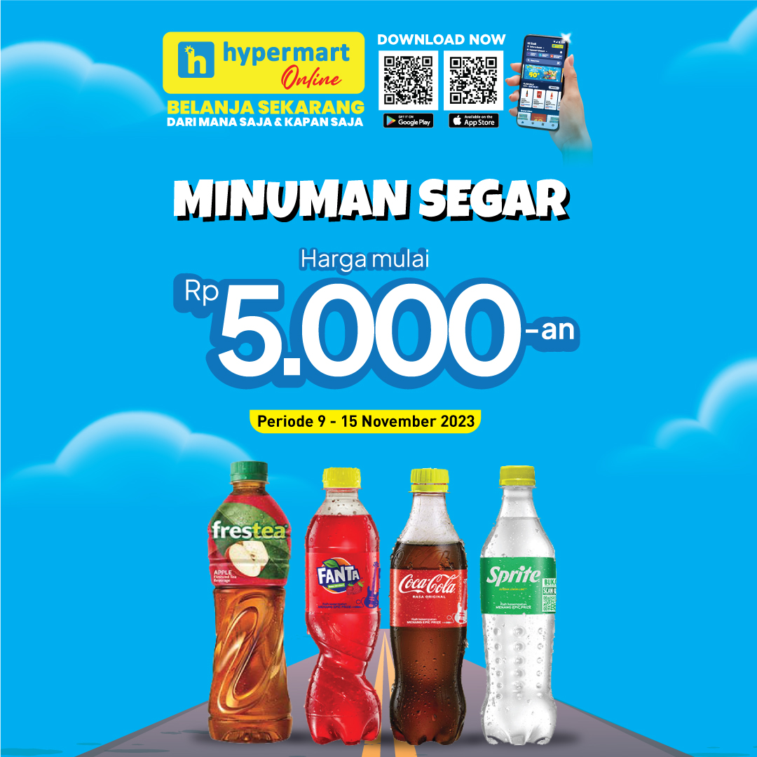 Hypermart - Serbuuu Minuman Segarrr! Dapatkan harga...