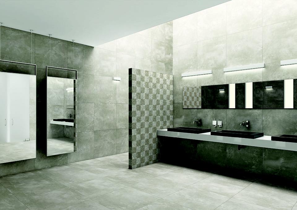 SCA - Porcelain Collection Cement Grigio translates into modernity and ...