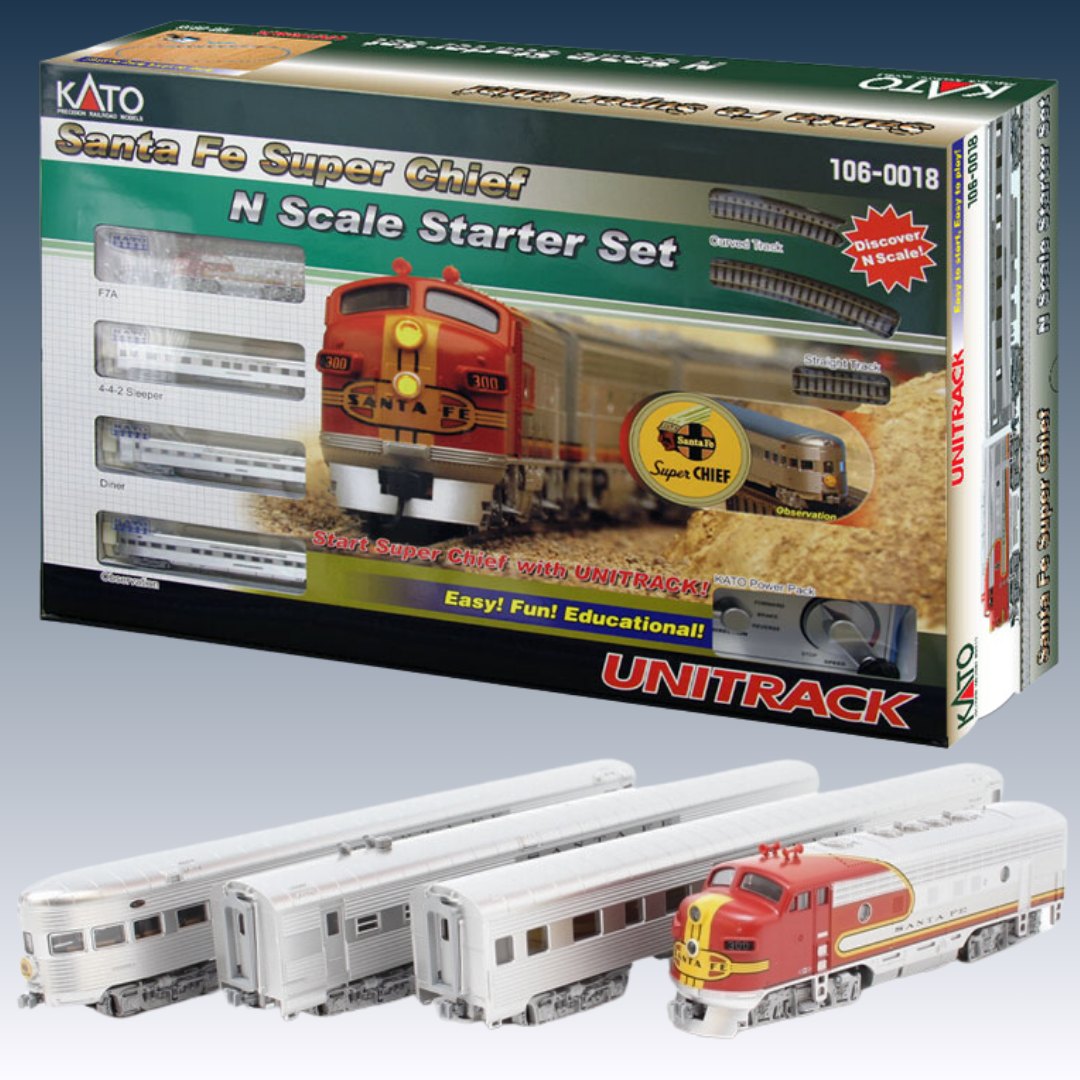 Kato Santa Fe Super Chief N scale train set