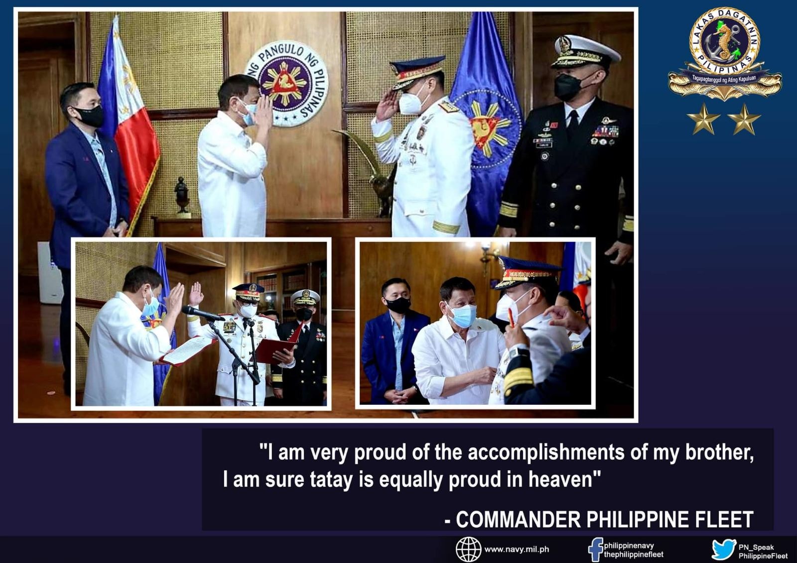 The Philippine - Commander Philippine Fleet's brother gets fourth star ...