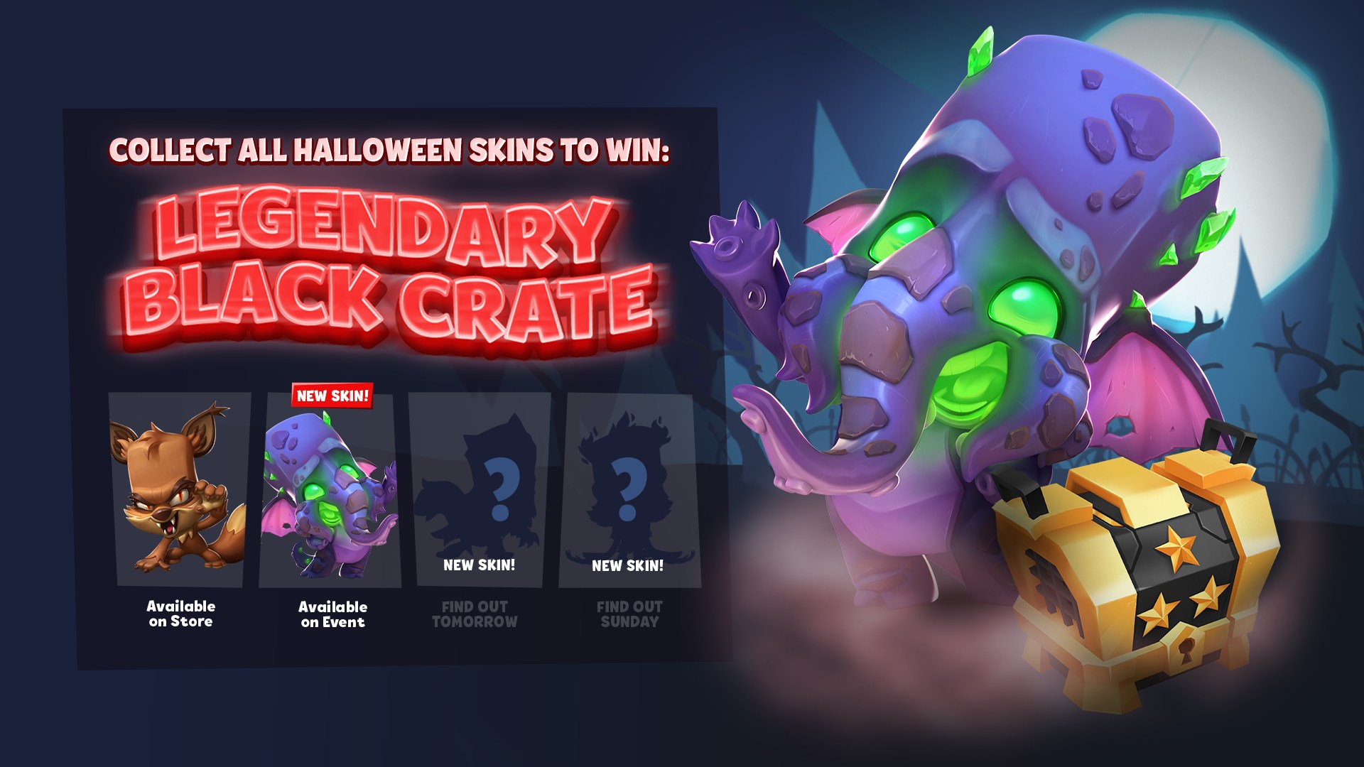 Our second new Halloween skin has arrived! 👻 Your task is to
