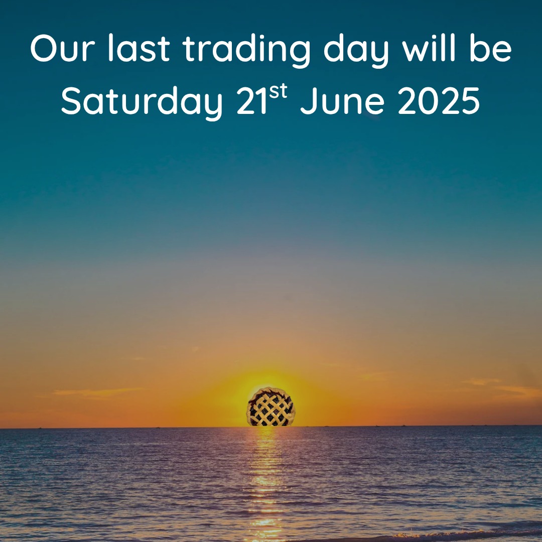 Proof of Pie - Our last trading day will be Saturday 21st... | Facebook