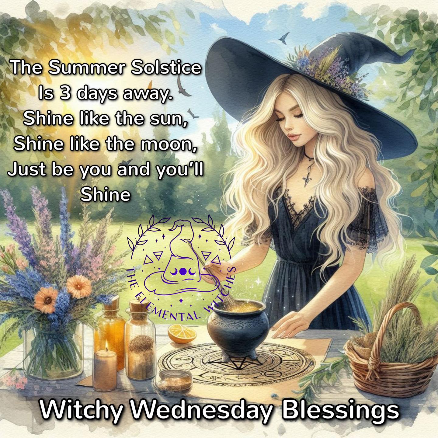 💜 Happy Wednesday beautiful souls... - The Elemental Witches | Facebook