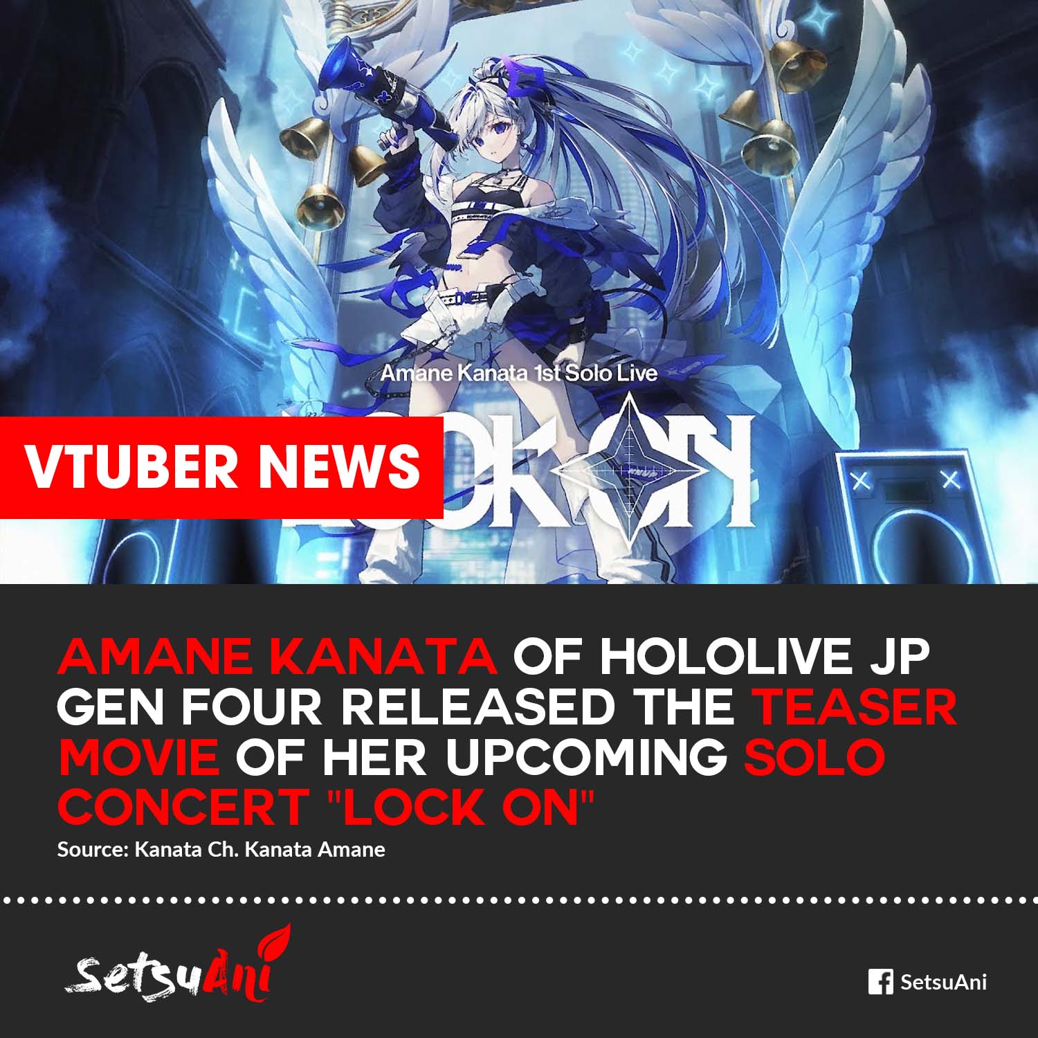VTuber News: Amane Kanata of Hololive JP Generation Four released 