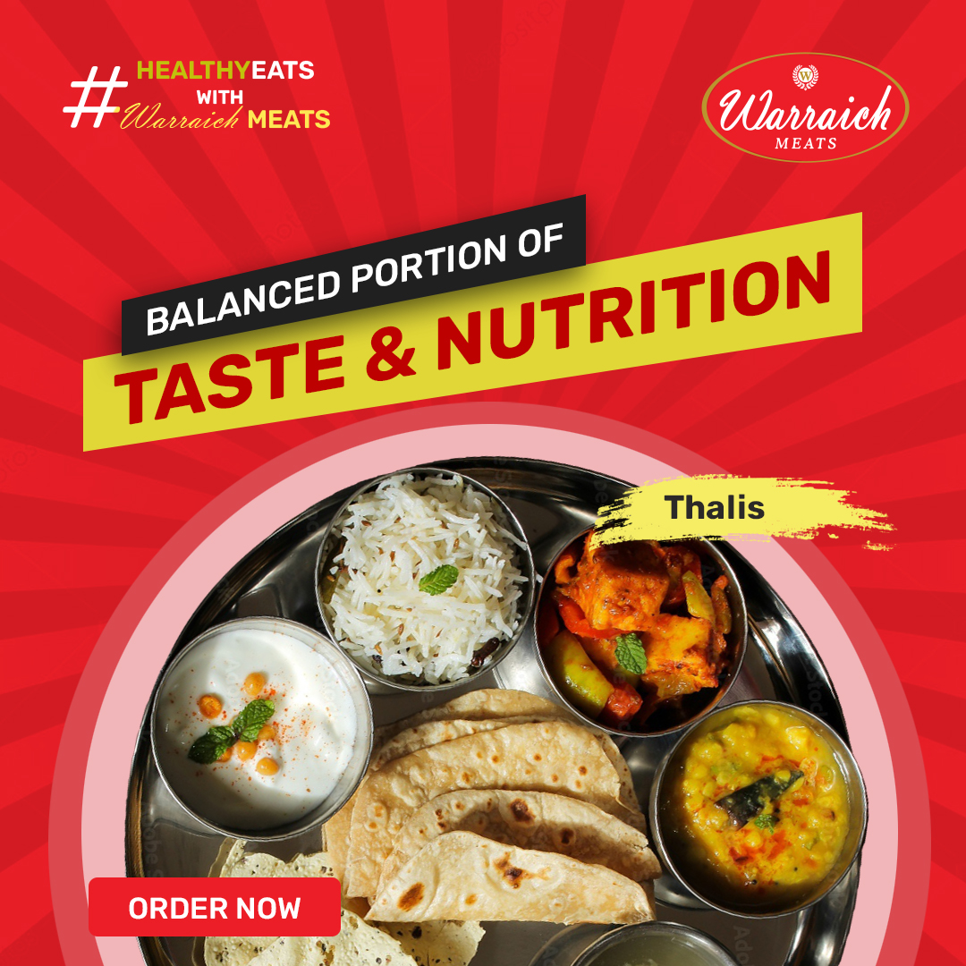 Warraich Meats - A thali is typically composed of rice,... | Facebook