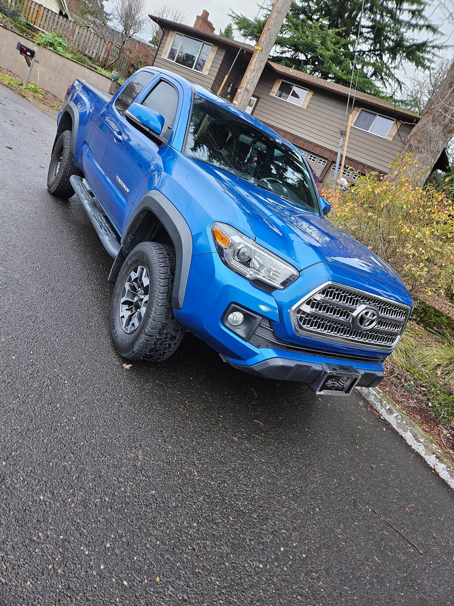 Loving my new blue 2023 Toyota Tacoma TRD Off Road