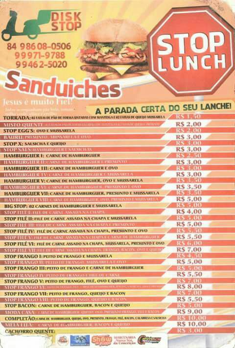Stop lunch | Areia Branca RN
