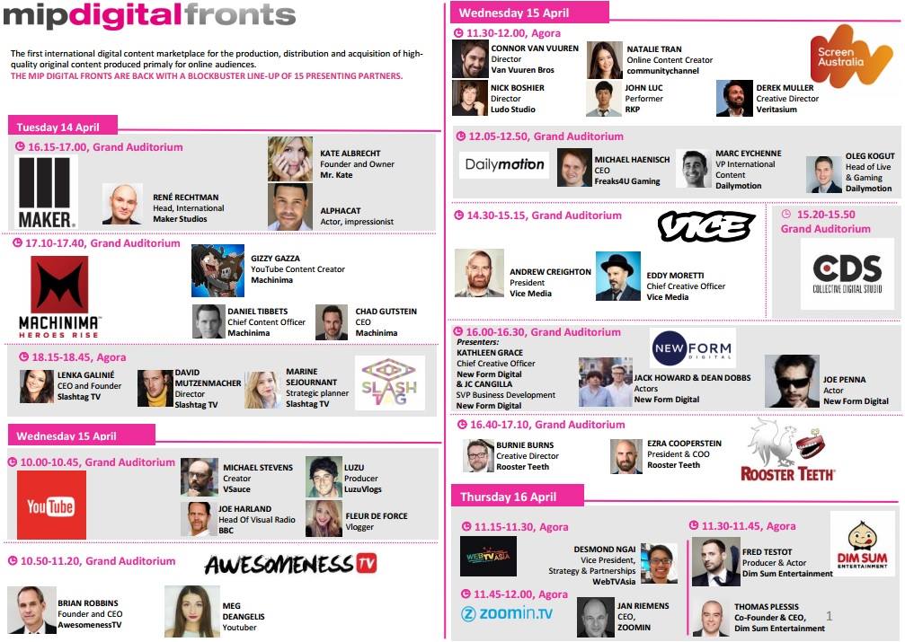 MIP Digital Fronts