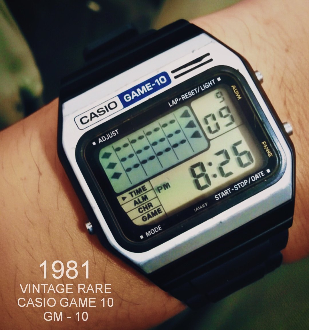 1981 vintage Casio Game 10 watch