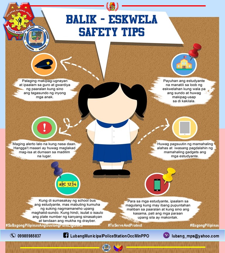 Lubang - BALIK-ESKWELA SAFETY TIPS # ...