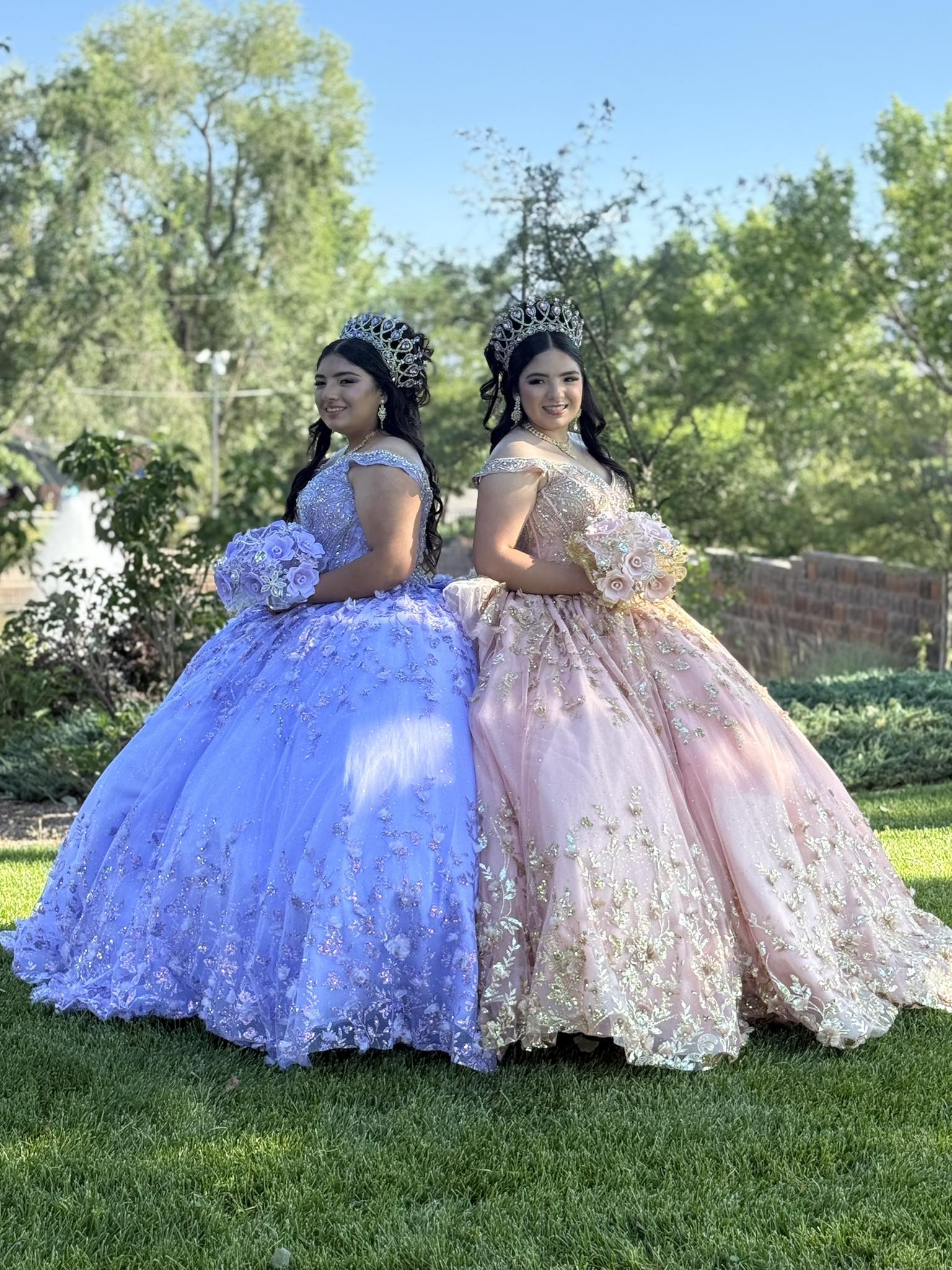 chinese dress ladies Rose Charro 2-Piece Quinceanera Dress by Ragazza M45-145 5 / Ivory/Gold