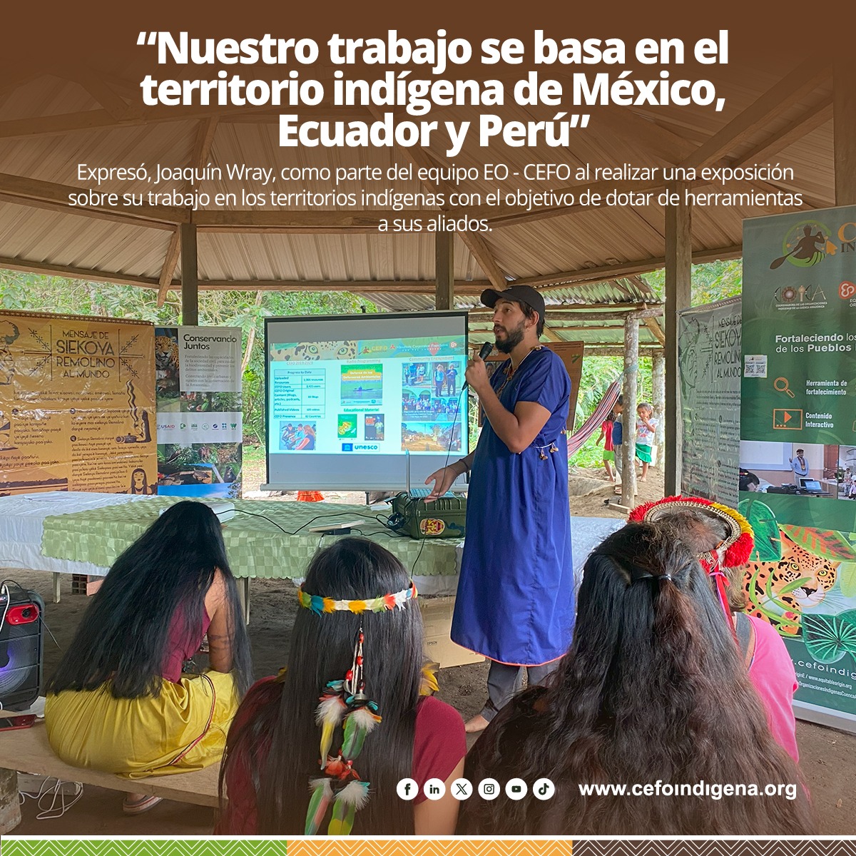 CEFO Indígena - 📢“Nuestro trabajo se basa en el territorio...