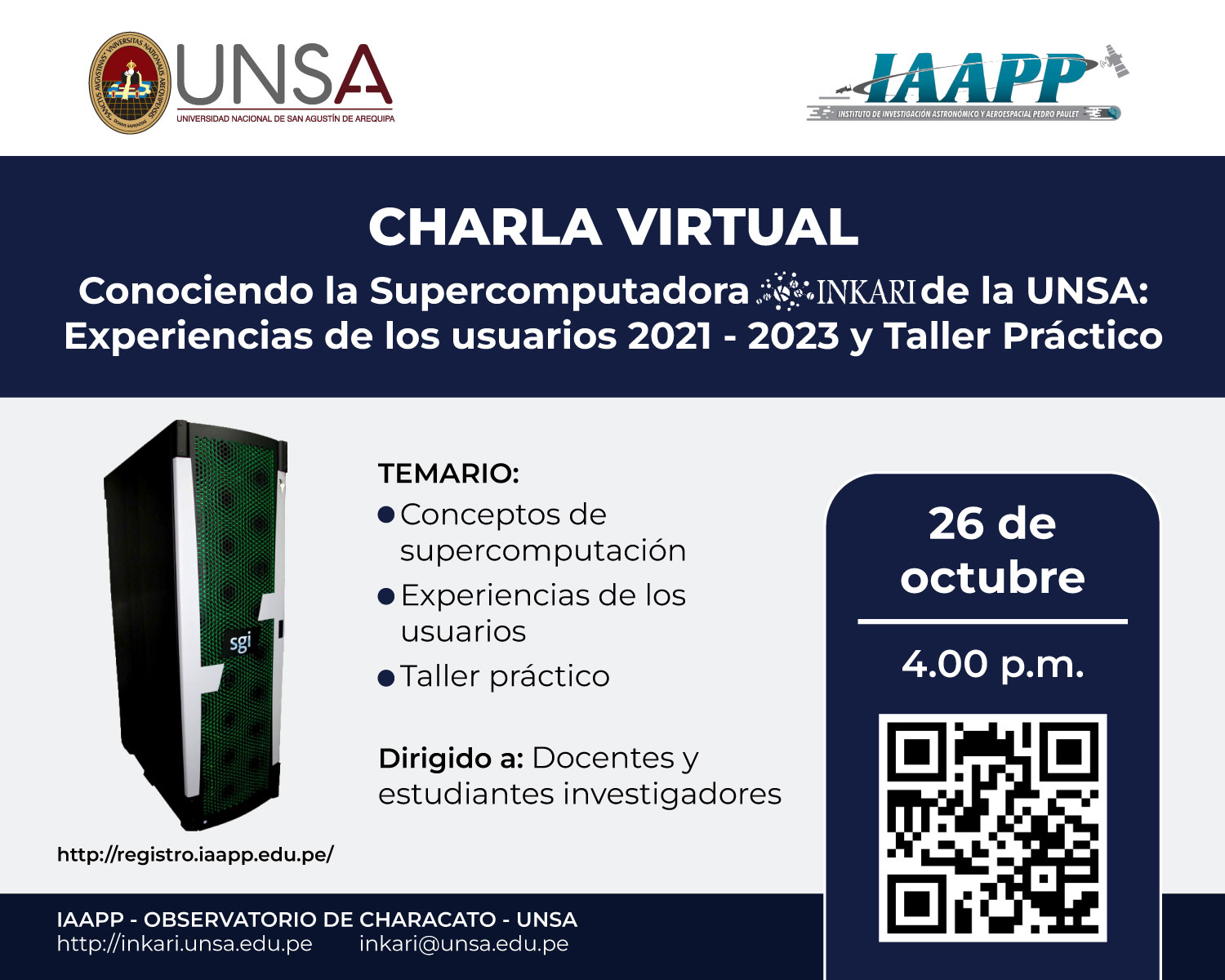 ️... - Universidad Nacional de San Agustín de Arequipa - UNSA