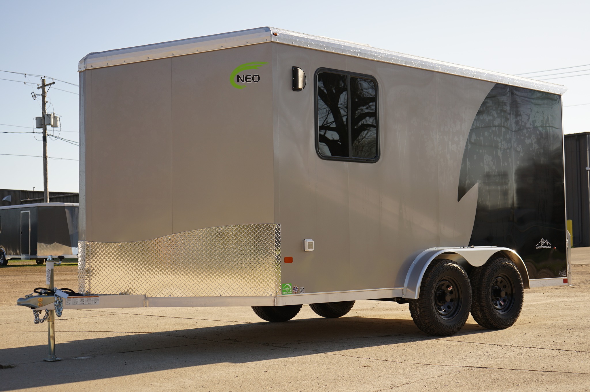 Neo Trailers - New Release! ADVENTURE PKG: RV DOOR, 12V...