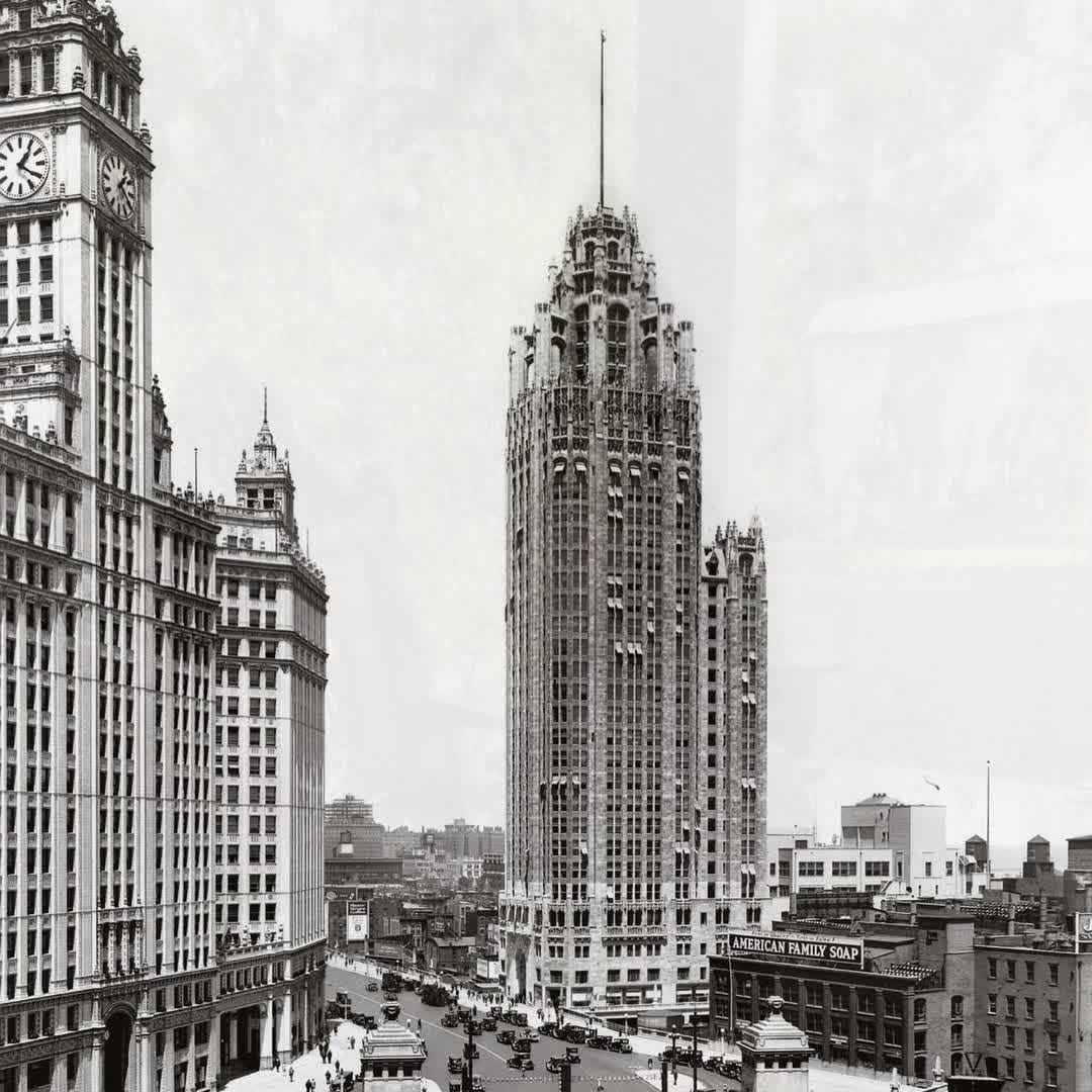 The product of an international design competition, the Tribune