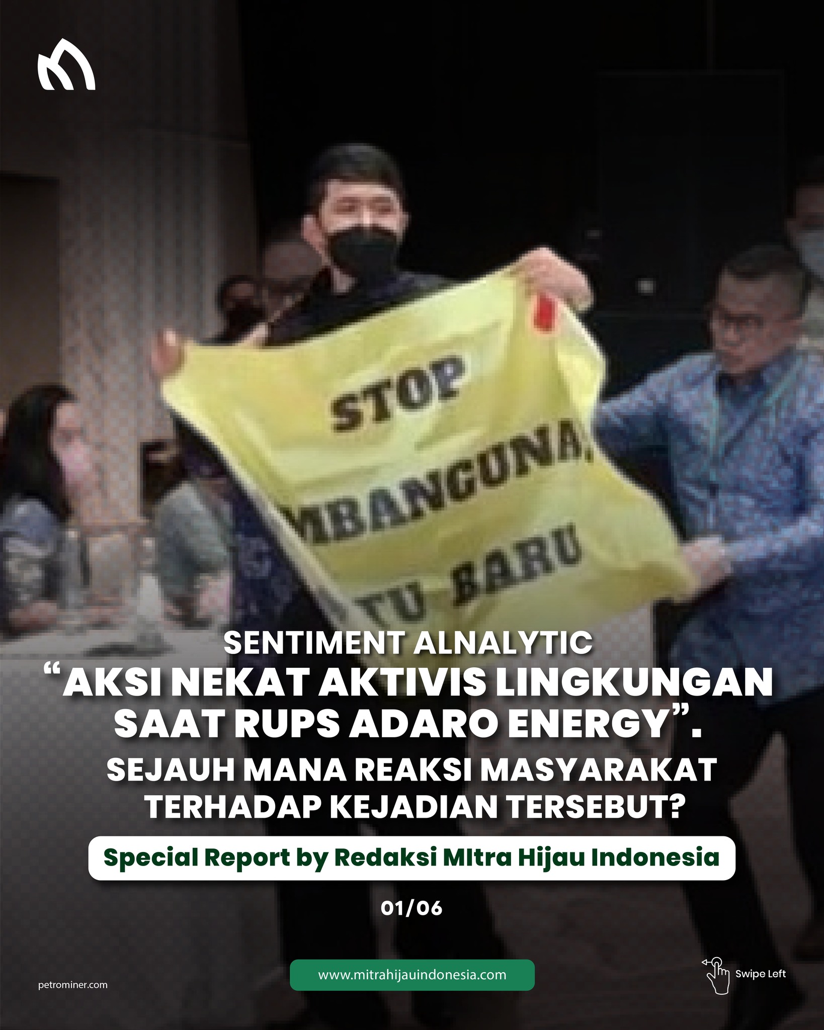 Aksi demo saat RUPS Adaro... - PT Mitra Hijau Indonesia | Facebook