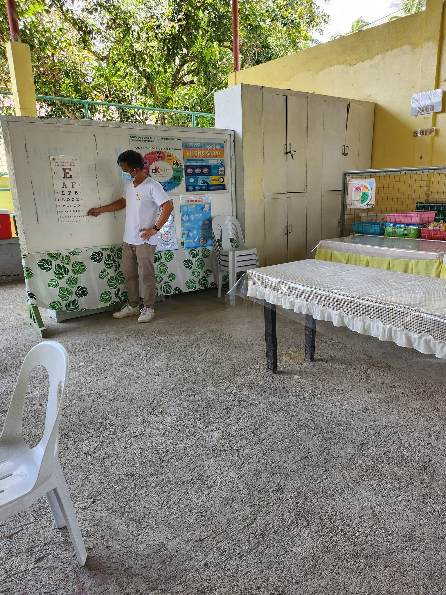 Vision screening test of... - DepEd Tayo Adia ES - Laguna | Facebook