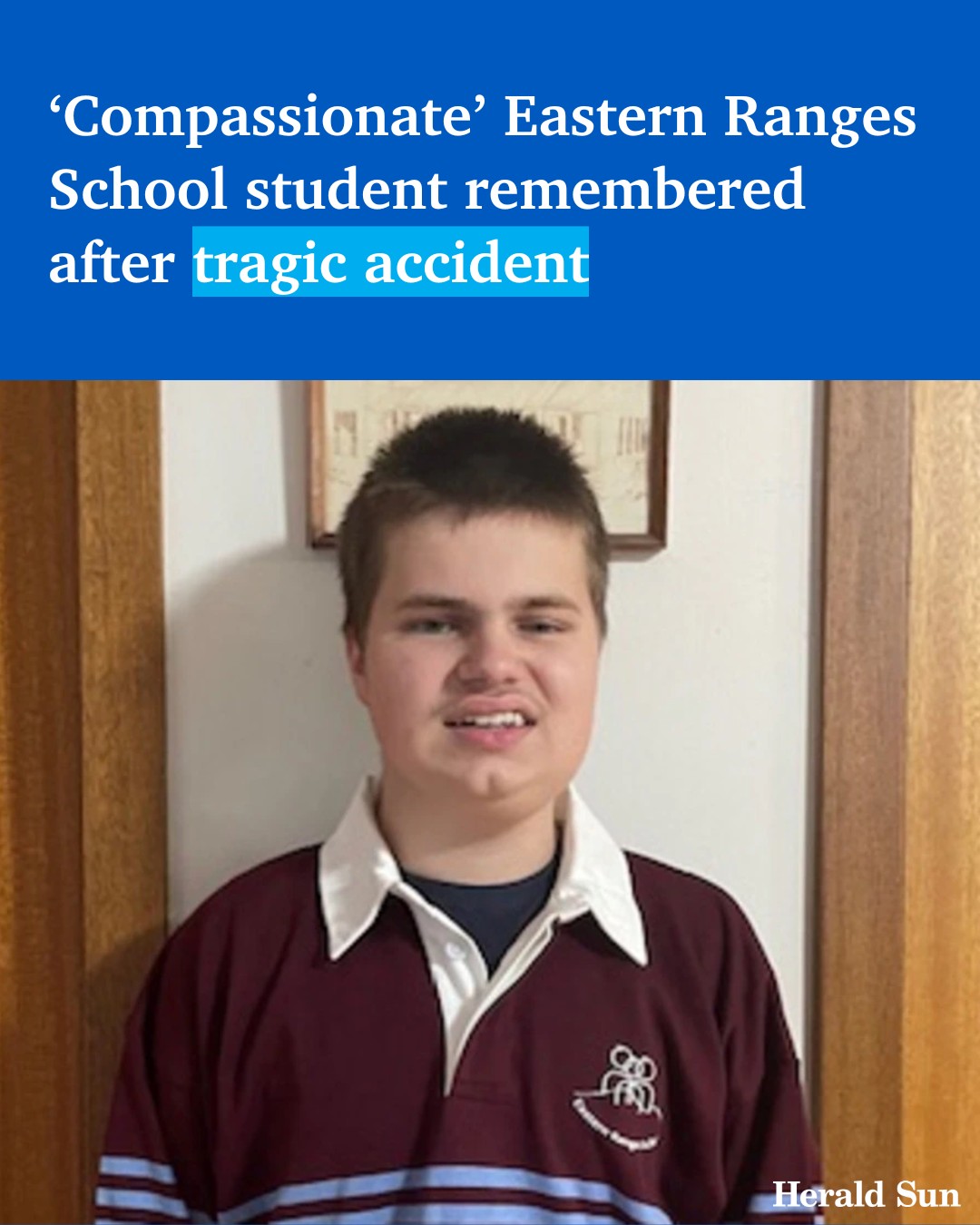 Herald Sun - Eastern Ranges School student Cameron... | Facebook