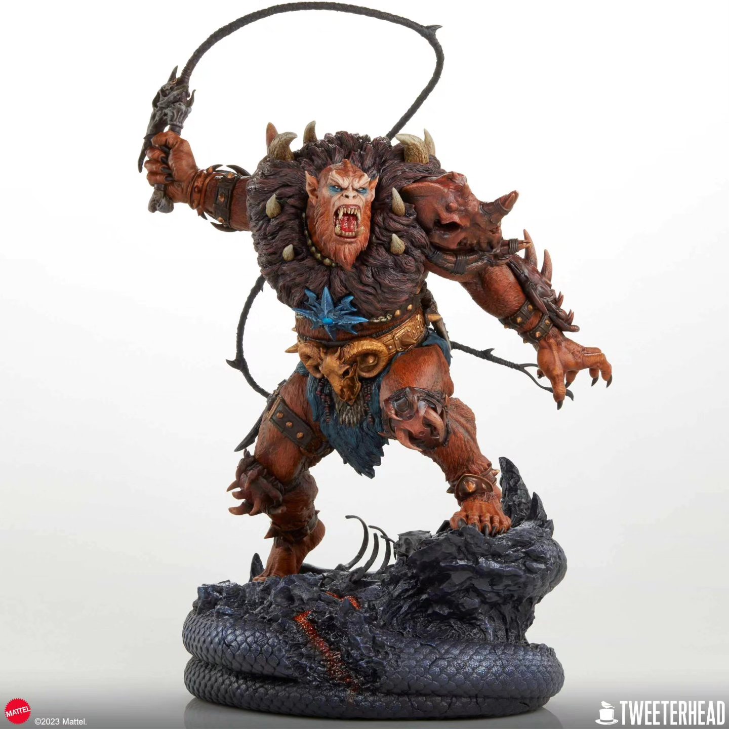 Tweeterhead's exclusive Beast Man mini comic variant maquette