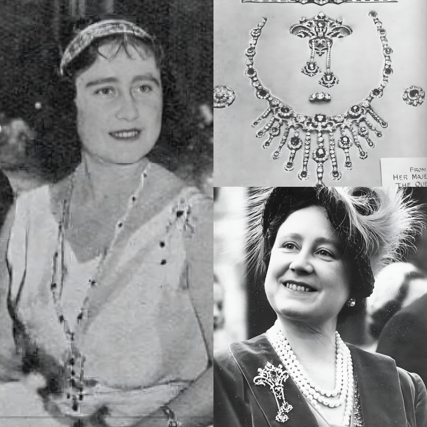 The pin is another heirloom that once belonged to the Queen Mother.