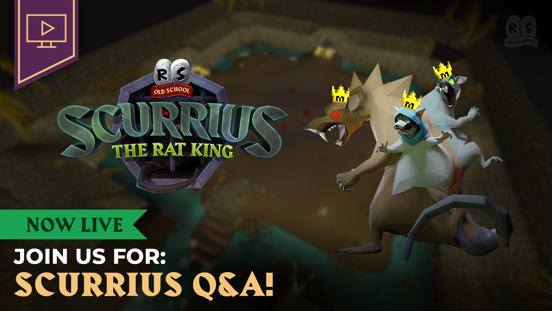 🔴 LIVE NOW 🔴 🐀 Mod Sarnie has... - Old School Runescape | Facebook